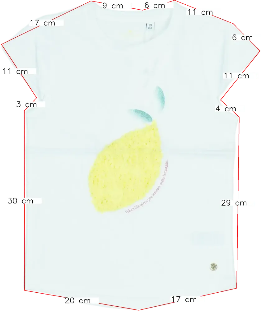 Fehér Tom Tailor Póló EU 134 / UK 9 év / US 9 év/L