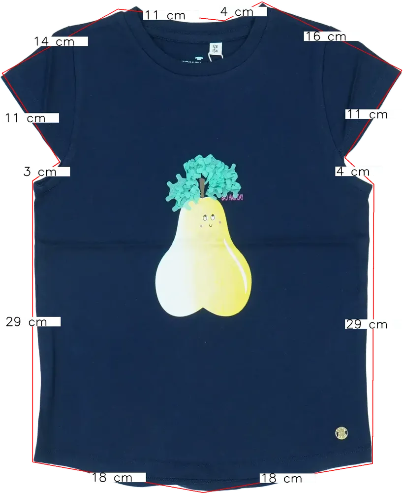 Kék Tom Tailor Póló EU 134 / UK 9 év / US 9 év/L