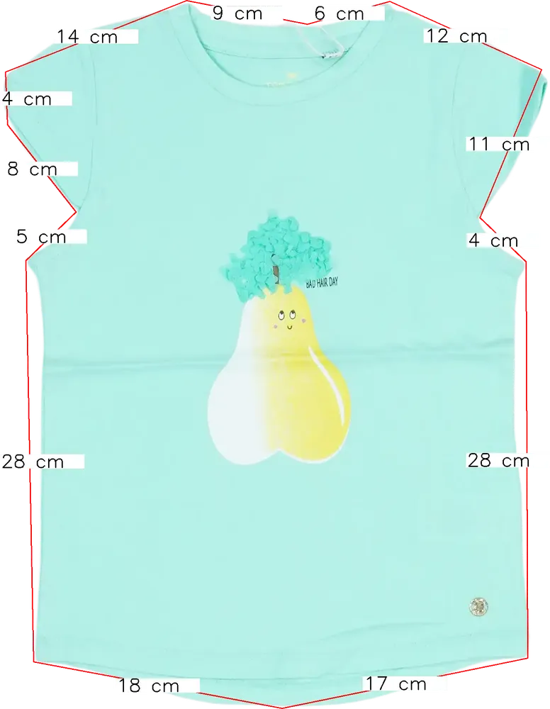 Zöld Tom Tailor Póló EU 122 / UK 7 év / US 7 év/M