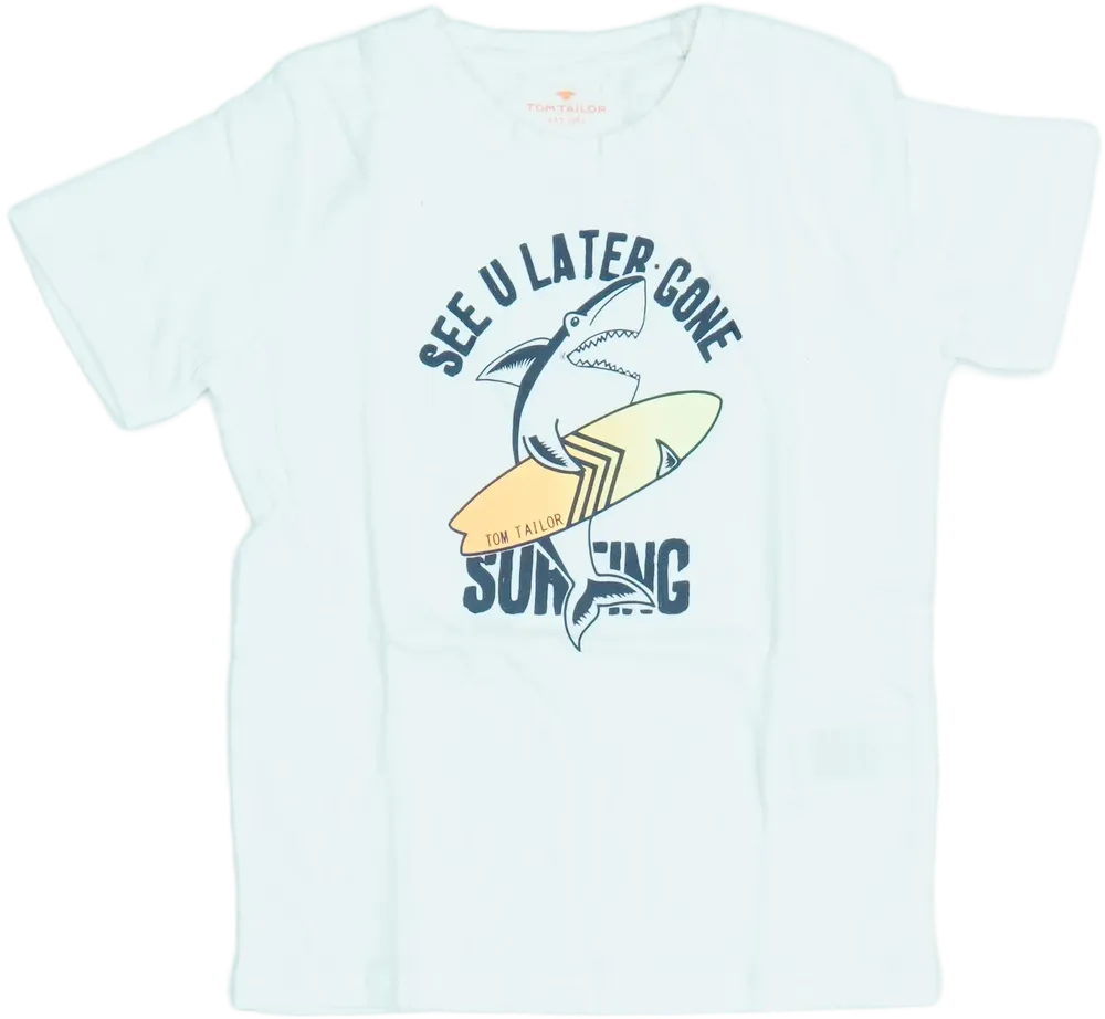 Fehér Tom Tailor Póló EU 110 / UK 5 év / US 5 év/XS