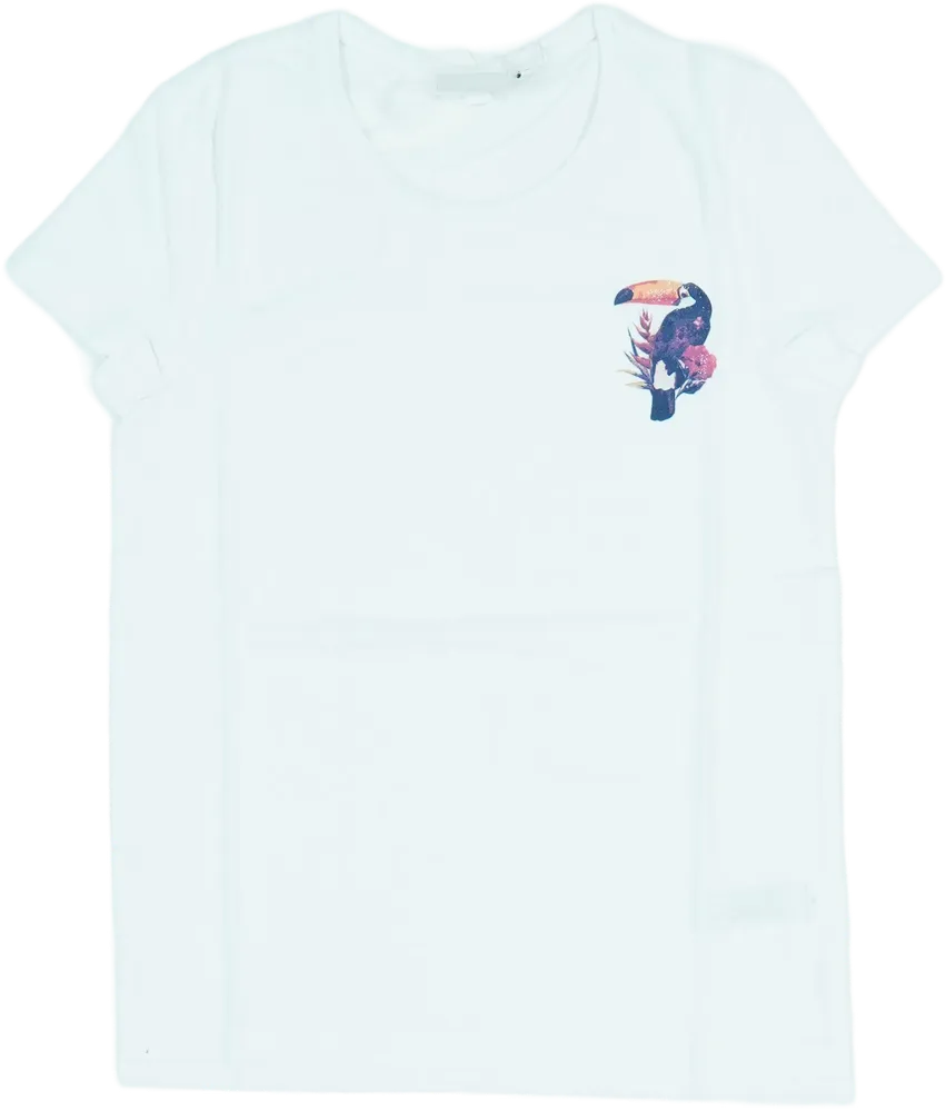 Fehér Tom Tailor Póló EU 164 / UK 14 év / US 14 év/XL