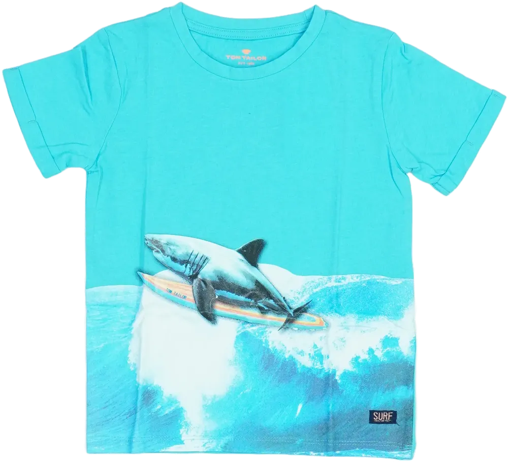 Fehér Tom Tailor Póló EU 98 / UK 3 év / US 3T