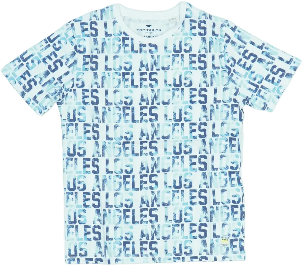 Fehér Tom Tailor Póló EU 140 / UK 10 év / US 10 év/L