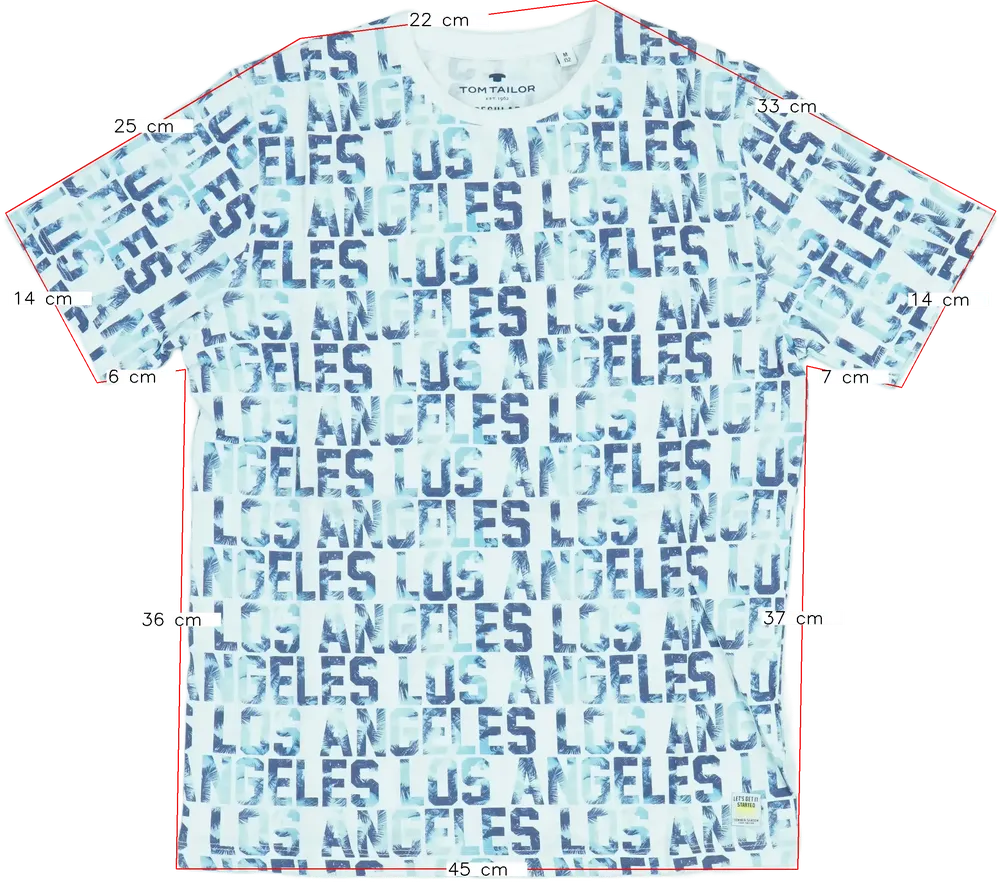 Fehér Tom Tailor Póló EU 152 / UK 12 év / US 12 év/L