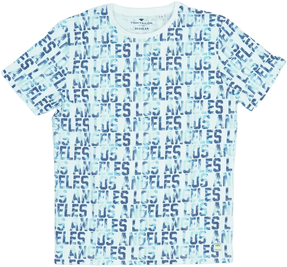 Fehér Tom Tailor Póló EU 164 / UK 14 év / US 14 év/XL