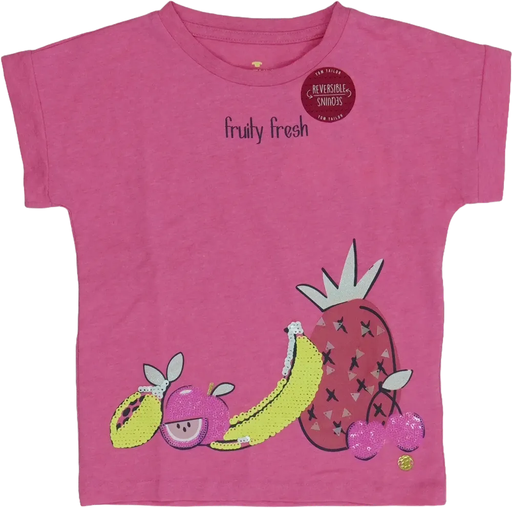 Rózsaszín Tom Tailor Póló EU 98 / UK 3 év / US 3T