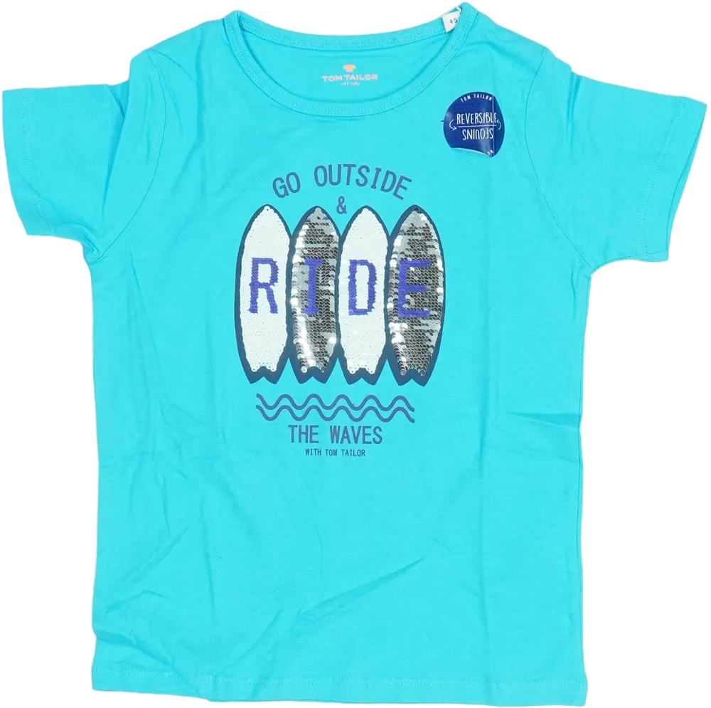 Kék Tom Tailor Póló EU 110 / UK 5 év / US 5 év/XS