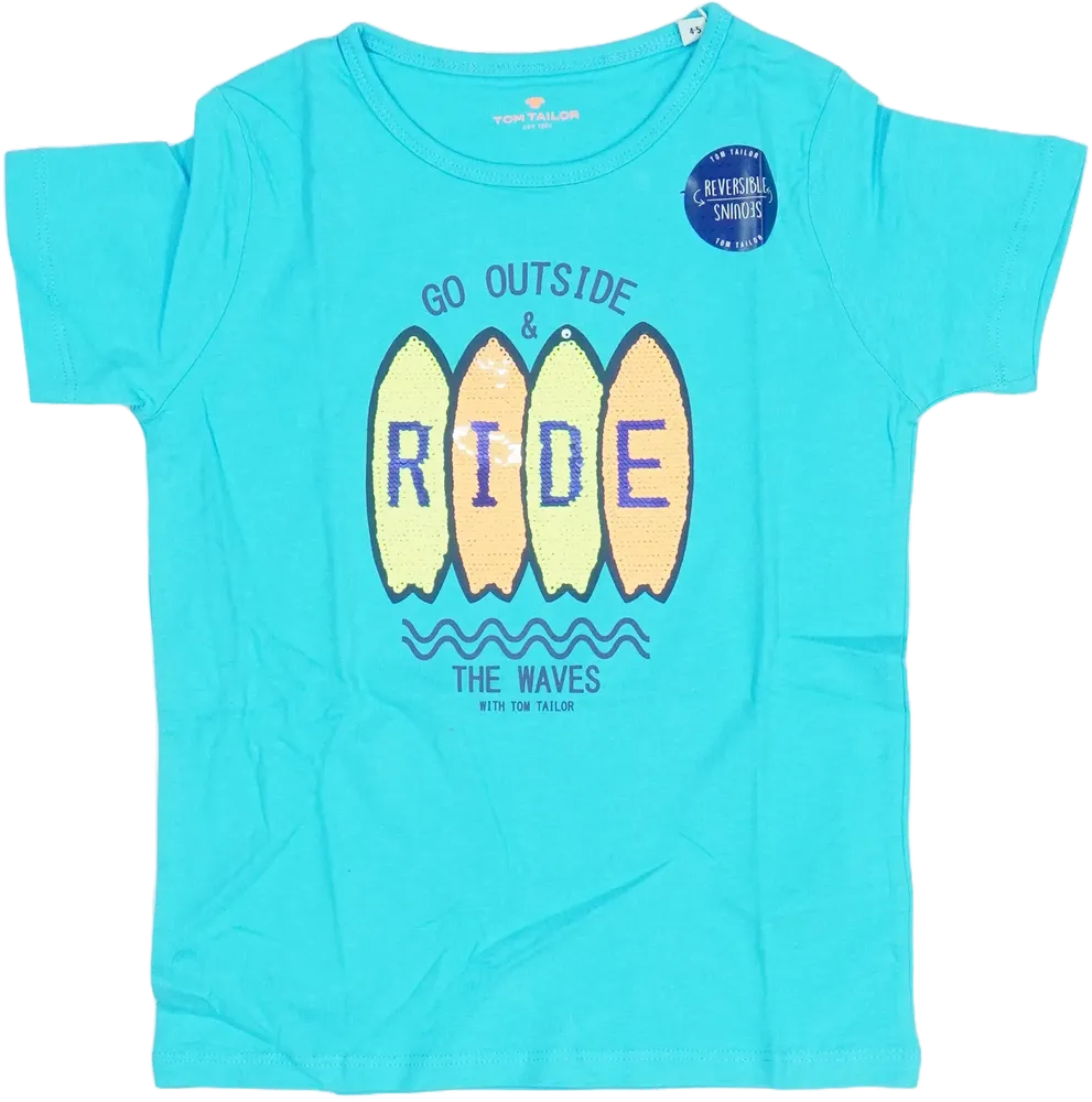 Kék Tom Tailor Póló EU 110 / UK 5 év / US 5 év/XS