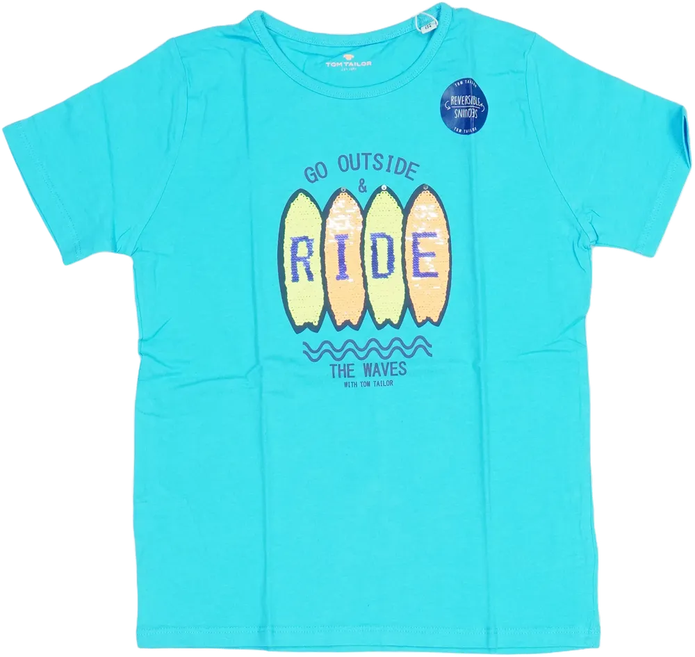 Kék Tom Tailor Póló EU 134 / UK 9 év / US 9 év/L