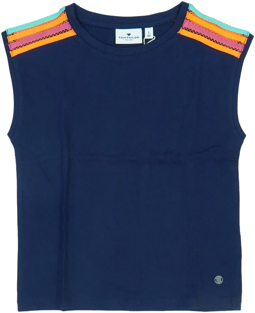 Kék Tom Tailor Póló EU 140 / UK 10 év / US 10 év/L