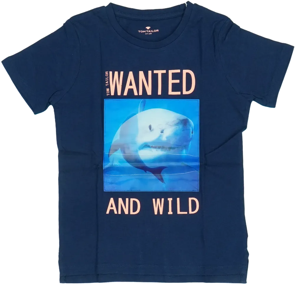 Kék Tom Tailor Póló EU 122 / UK 7 év / US 7 év/M