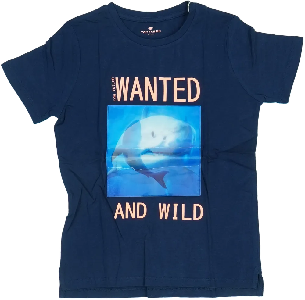 Kék Tom Tailor Póló EU 134 / UK 9 év / US 9 év/L