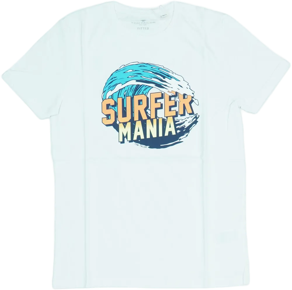 Fehér Tom Tailor Póló EU 164 / UK 14 év / US 14 év/XL