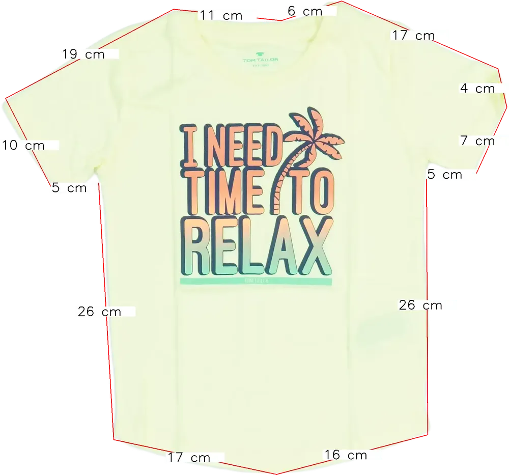 Sárga Tom Tailor Póló EU 98 / UK 3 év / US 3T