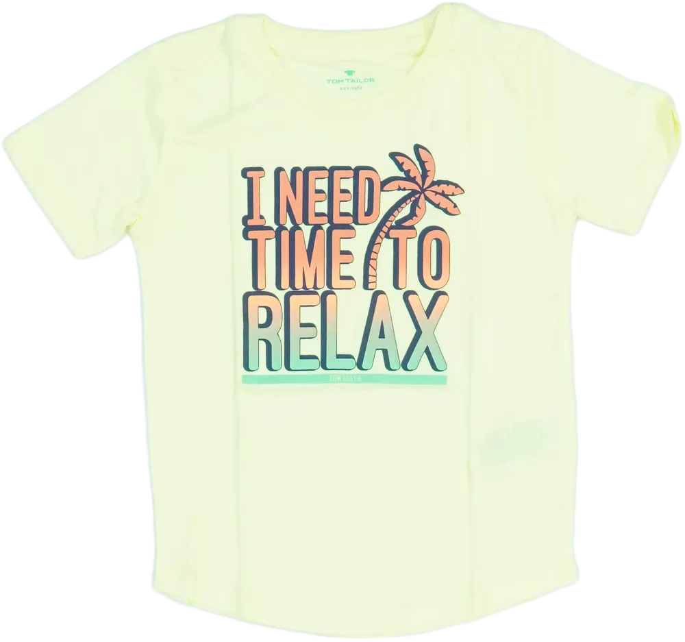 Sárga Tom Tailor Póló EU 98 / UK 3 év / US 3T