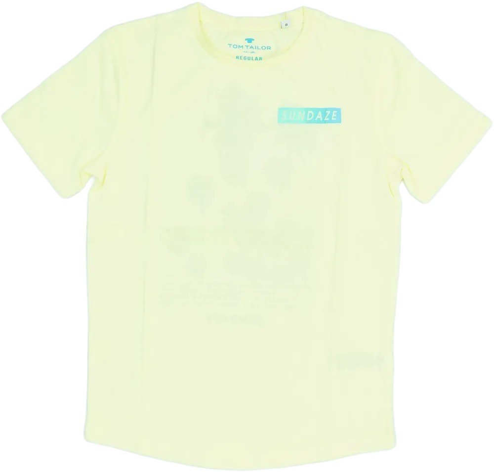 Sárga Tom Tailor Póló EU 140 / UK 10 év / US 10 év/L