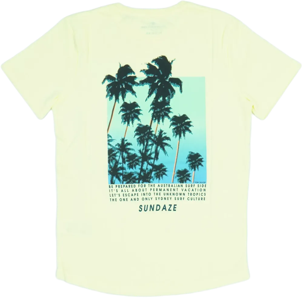 Sárga Tom Tailor Póló EU 152 / UK 12 év / US 12 év/L