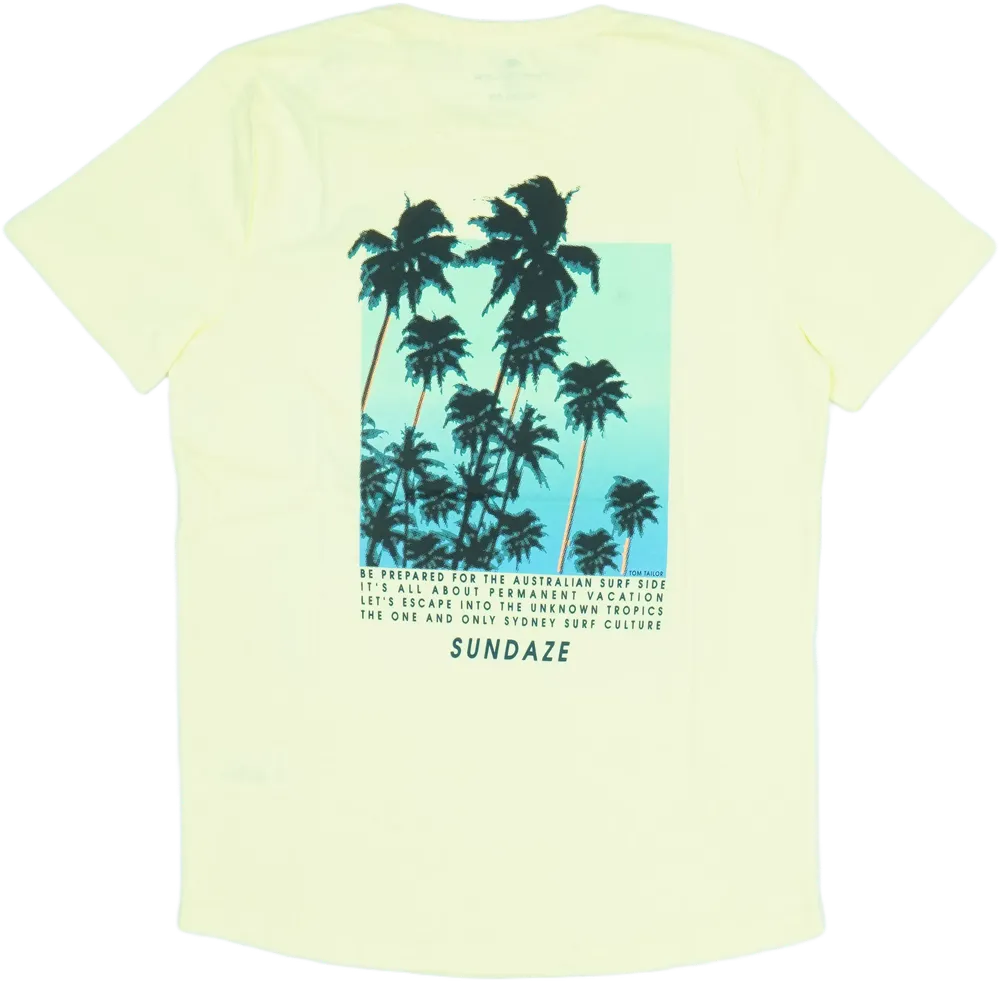 Sárga Tom Tailor Póló EU 164 / UK 14 év / US 14 év/XL