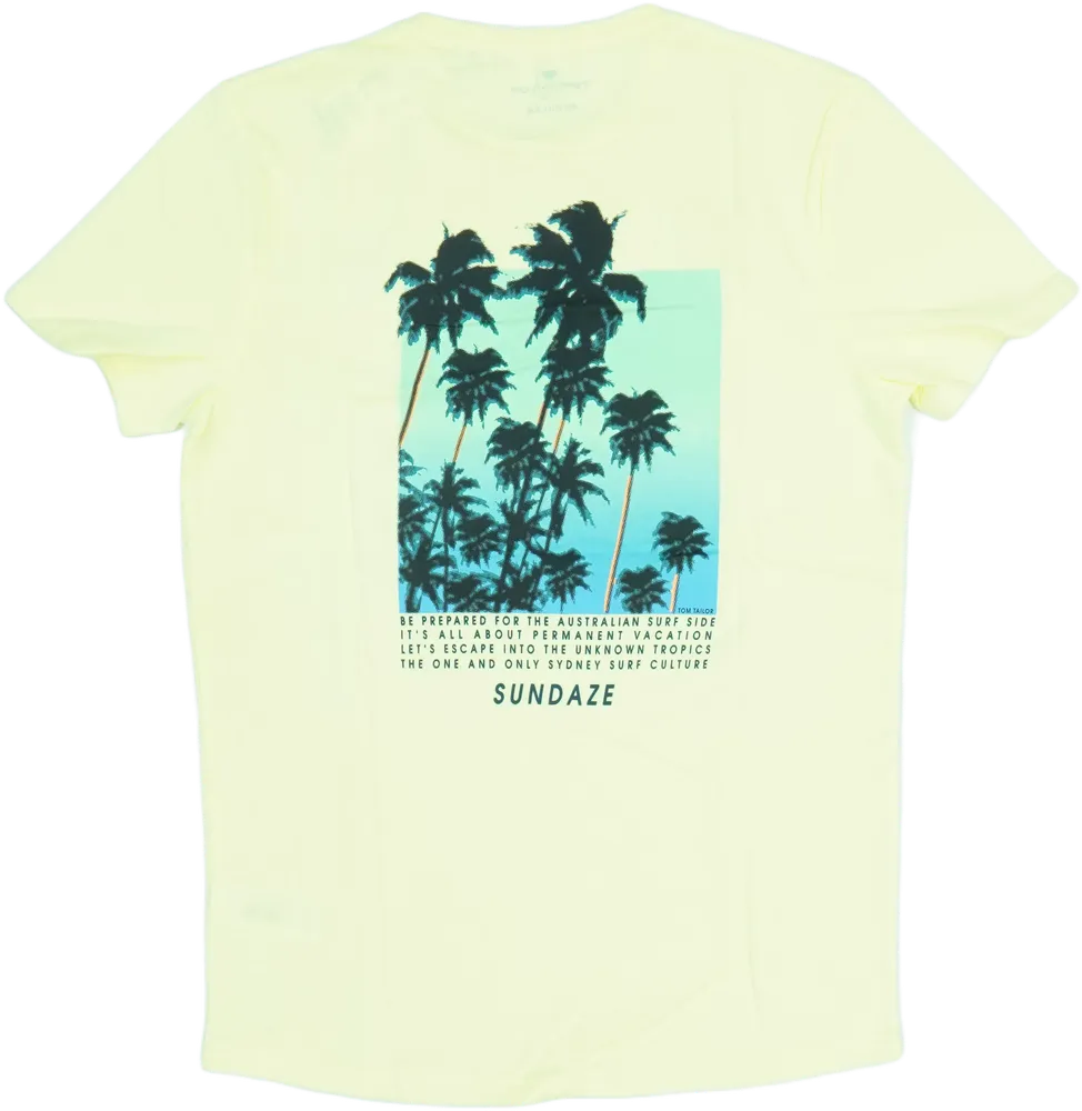 Sárga Tom Tailor Póló EU 176 / UK 16 év / US XL