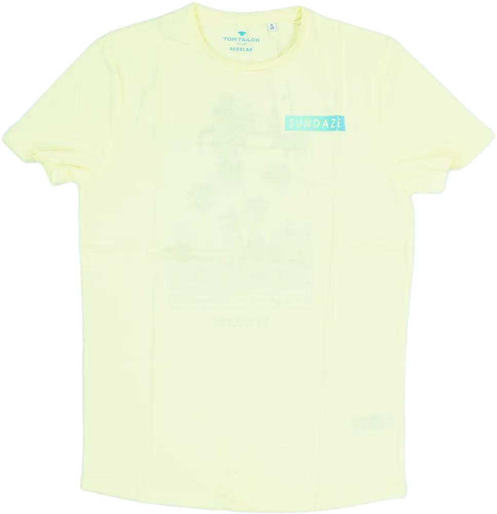 Sárga Tom Tailor Póló EU 176 / UK 16 év / US XL