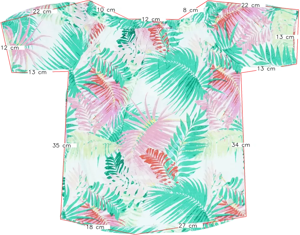 Többszínű Tom Tailor Blúz EU 164 / UK 14 év / US 14 év/XL