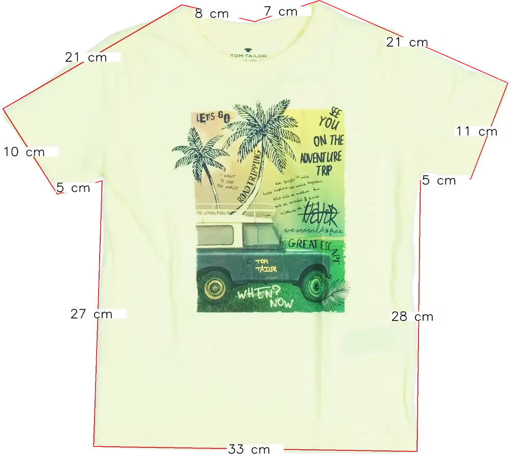 Sárga Tom Tailor Póló EU 98 / UK 3 év / US 3T