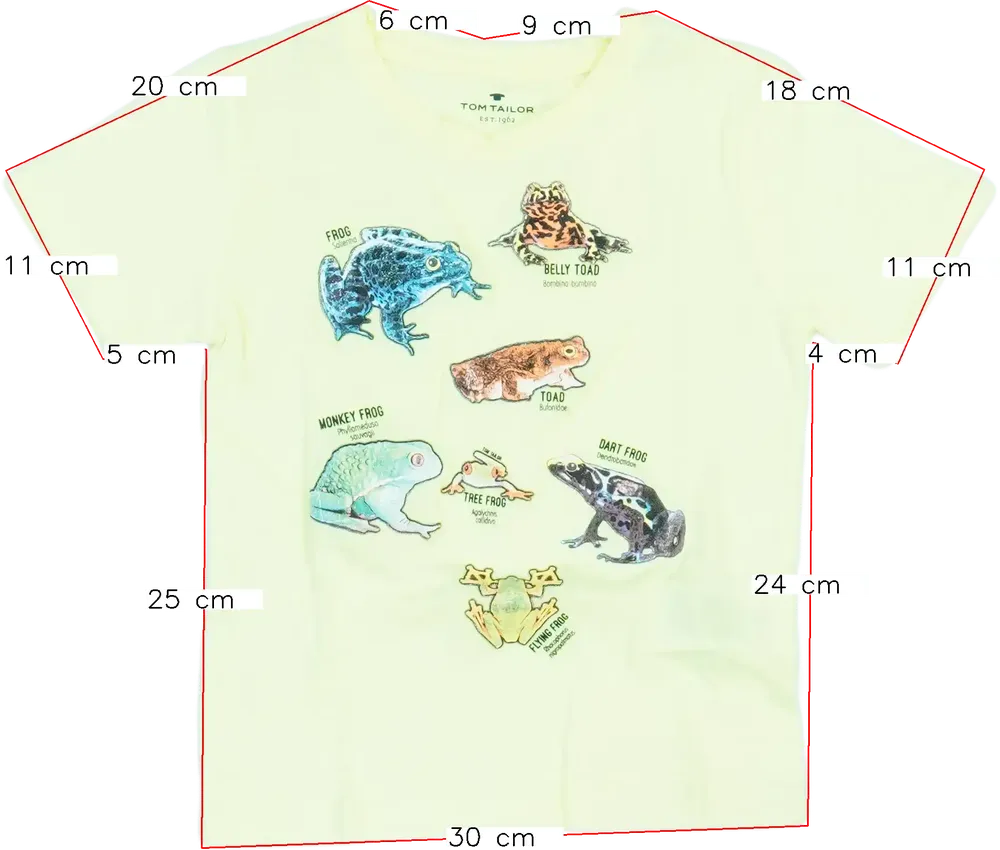 Sárga Tom Tailor Póló EU 98 / UK 3 év / US 3T