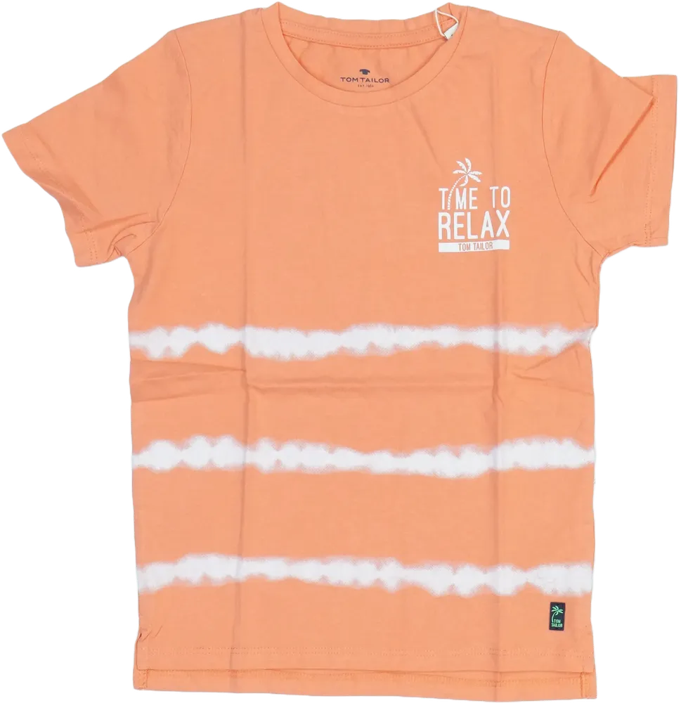 Sárga (narancs) Tom Tailor Póló EU 122 / UK 7 év / US 7 év/M
