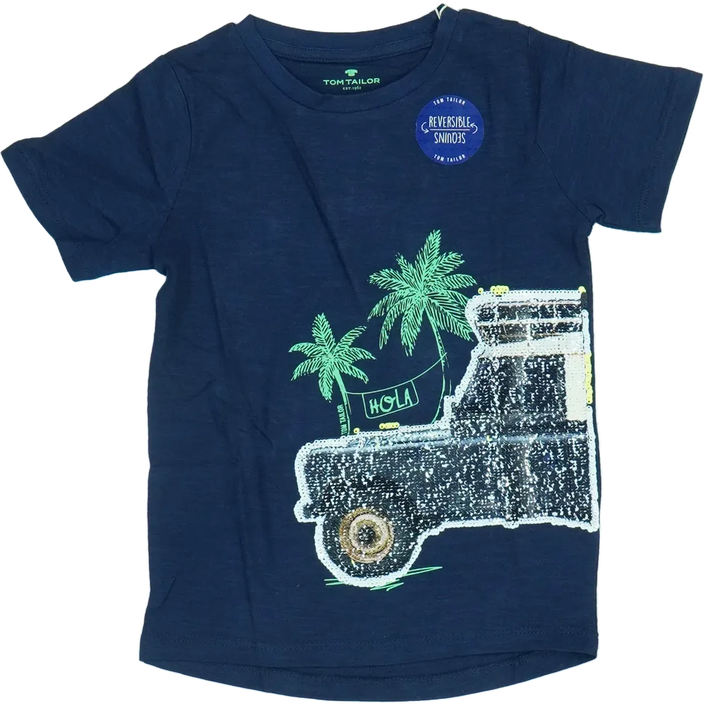 Kék Tom Tailor Póló EU 98 / UK 3 év / US 3T