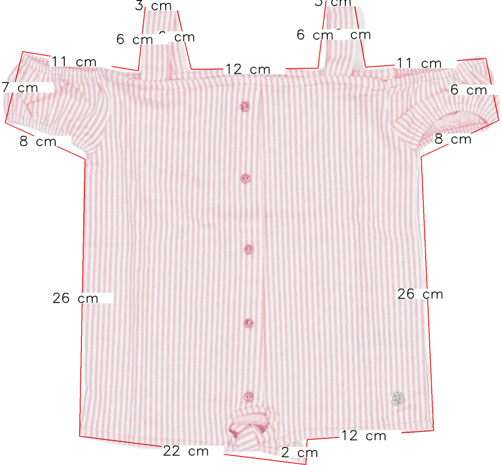 Rózsaszín Tom Tailor Blúz EU 122 / UK 7 év / US 7 év/M