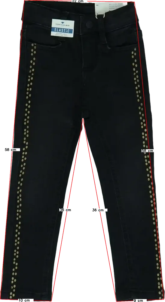 Fekete Tom Tailor Leggings EU 92 / UK 2 év / US 2T