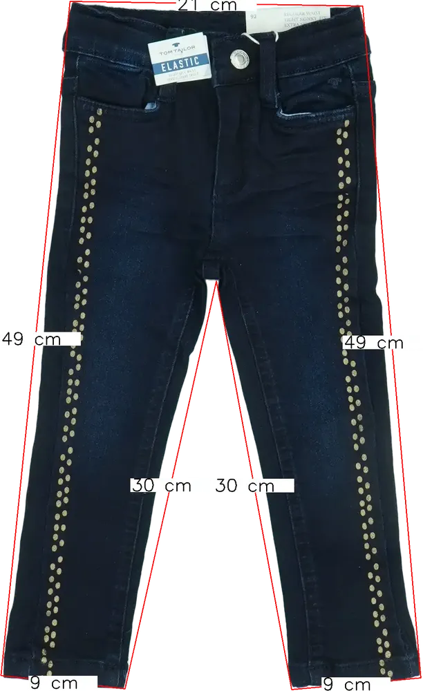 Kék Tom Tailor Farmernadrág EU 92 / UK 2 év / US 2T