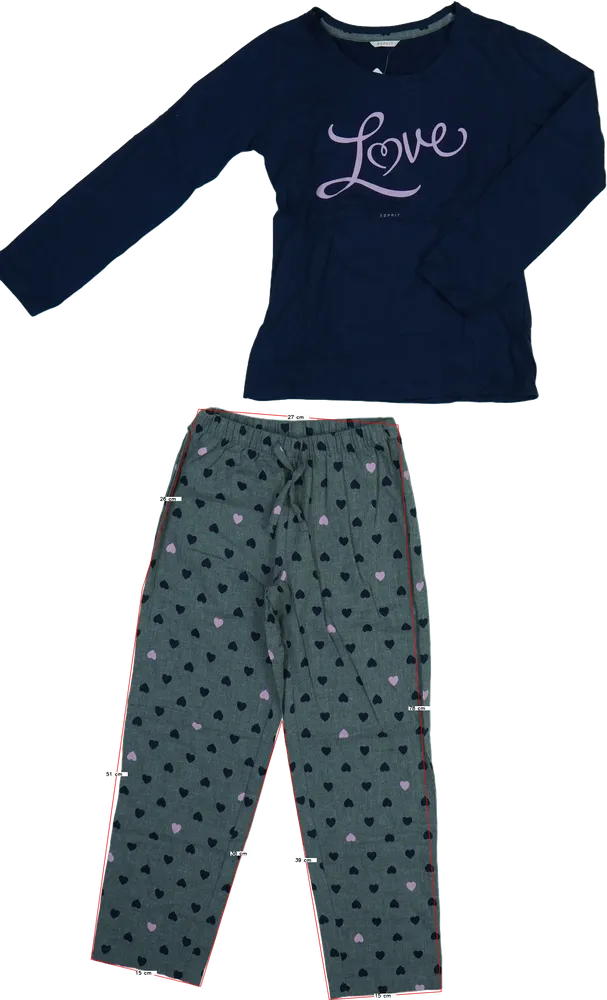 Kék Esprit Pizsama EU 146 / UK 11 év / US 12 év/L