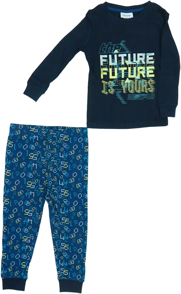 Kék Lily&amp;Dan Pizsama EU 98 / UK 3 év / US 3T