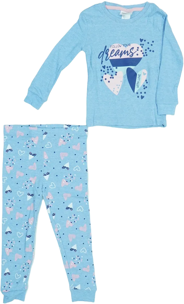 Kék Lily&amp;Dan Pizsama EU 104 / UK 4 év / US 4T/XS