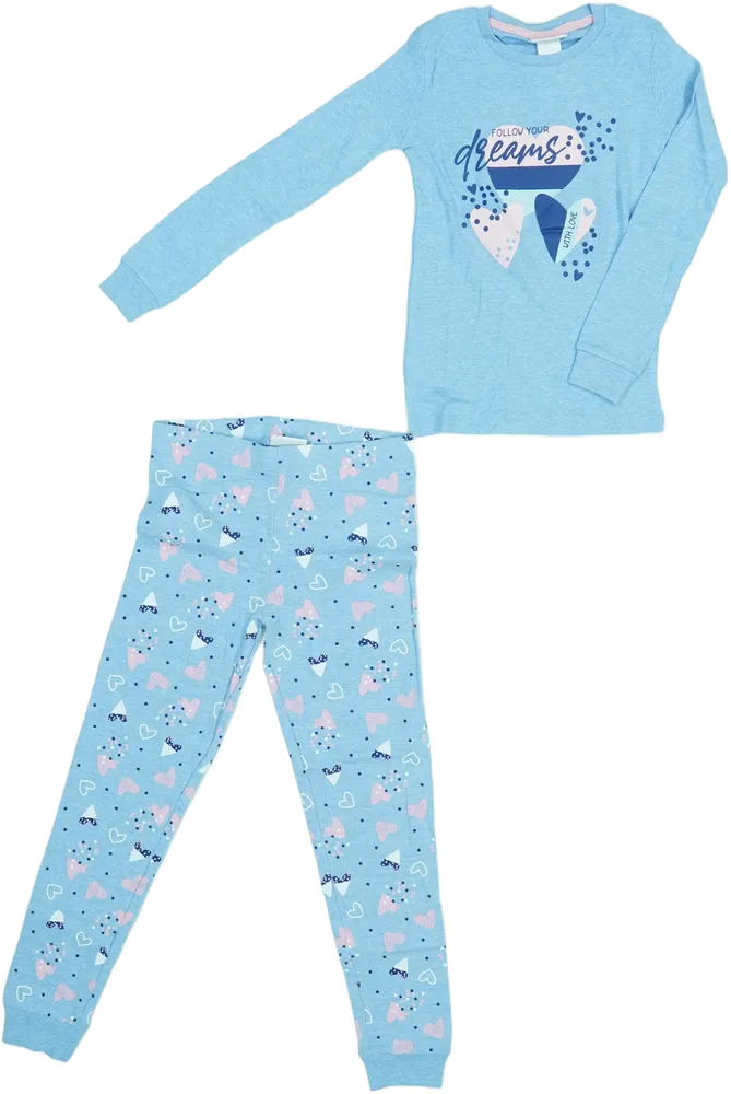 Kék Lily&amp;Dan Pizsama EU 128 / UK 8 év / US 8 év/M