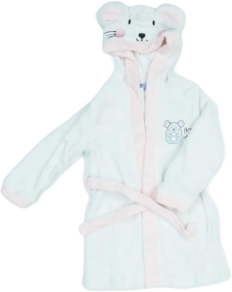 Fehér Cotton Cookie Köntös EU 116 / UK 6 év / US 6 év/S