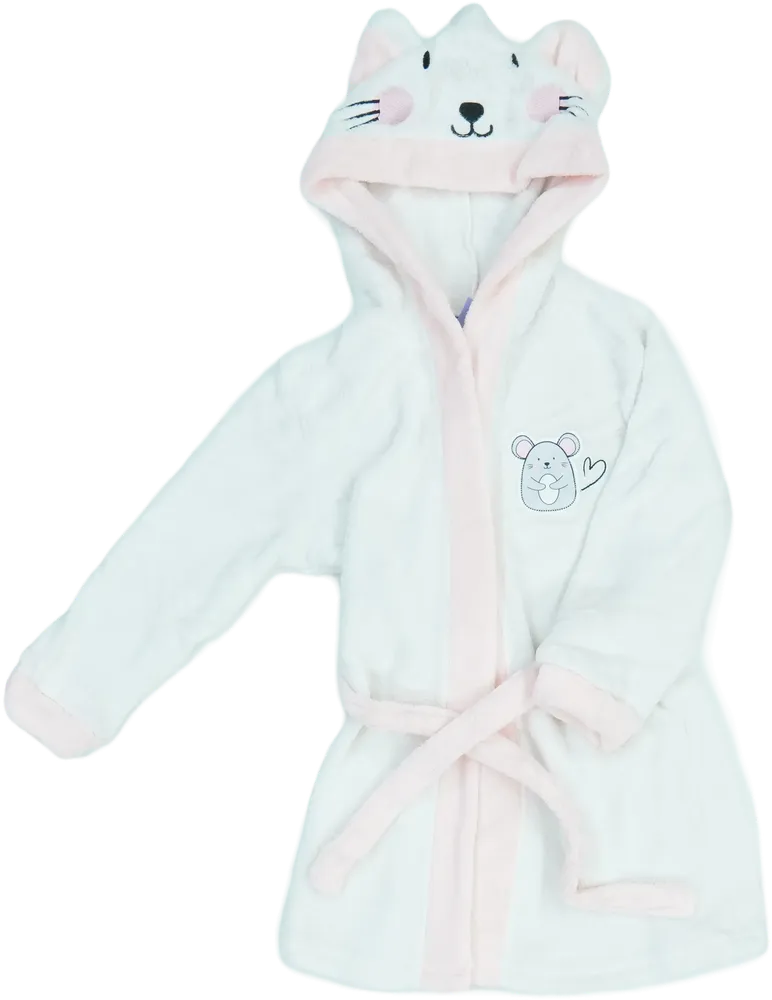 Fehér Cotton Cookie Köntös EU 104 / UK 4 év / US 4T/XS