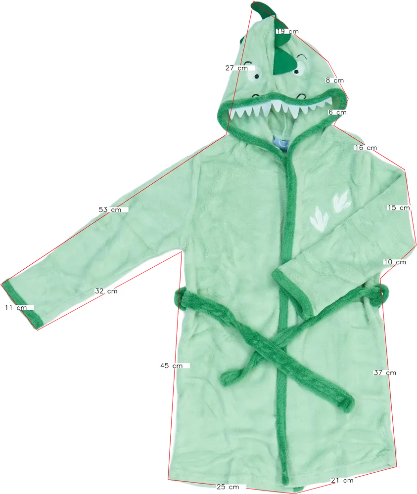 Zöld Cotton Cookie Köntös EU 128 / UK 8 év / US 8 év/M