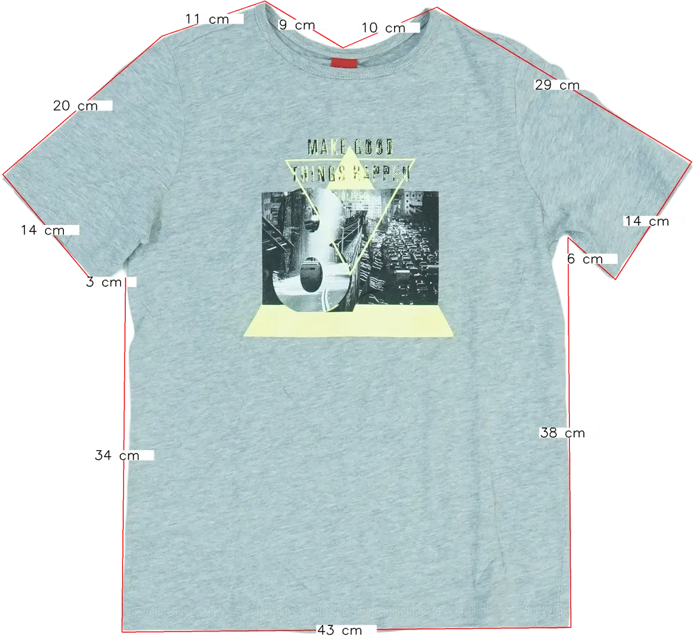 Szürke S.Oliver Póló EU 152 / UK 12 év / US 12 év/L