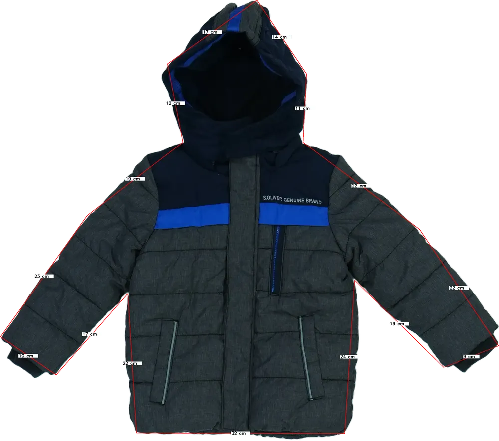 Szürke S.Oliver Télikabát EU 98 / UK 3 év / US 3T