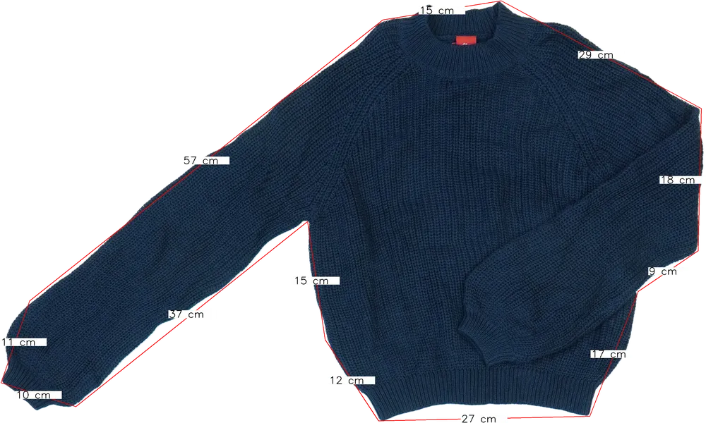 Kék S.Oliver Kötött pulcsi EU 152 / UK 12 év / US 12 év/L