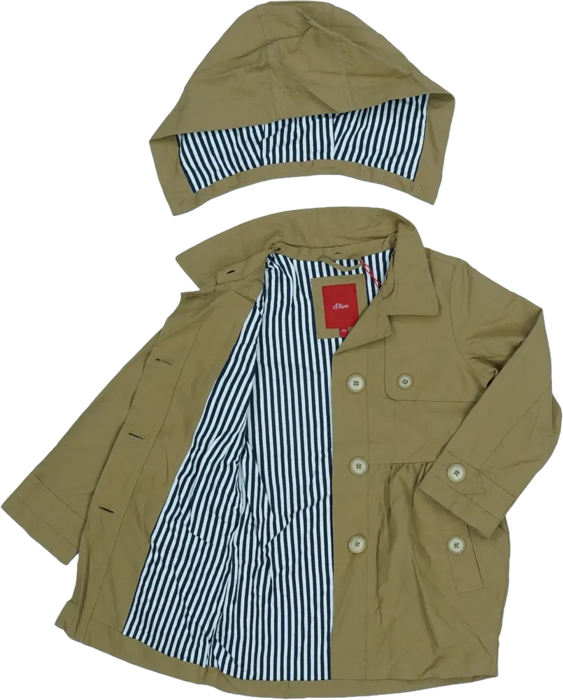 Barna S.Oliver Átmeneti kabát EU 104 / UK 4 év / US 4T/XS