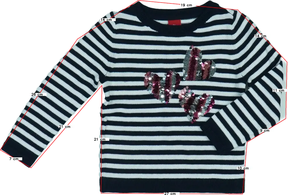 Többszínű S.Oliver Kötött pulcsi EU 98 / UK 3 év / US 3T