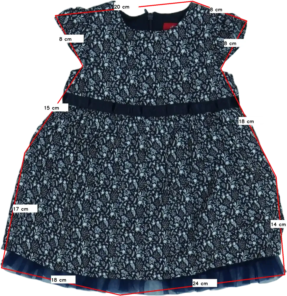 Kék S.Oliver Ruha EU 68 / UK 3-6 hónap / US 3-6 hónap