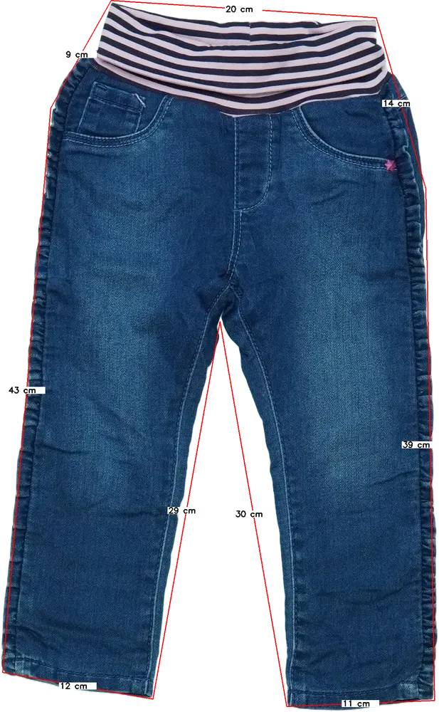 Kék S.Oliver Farmernadrág EU 92 / UK 2 év / US 2T