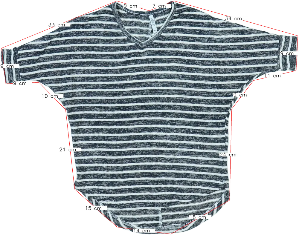 Kék Hailys Póló EU 164 / UK 14 év / US 14 év/XL