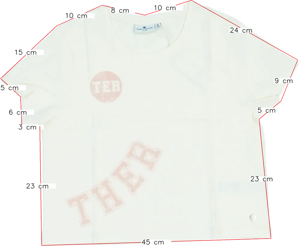 Barna Tom Tailor Póló EU 152 / UK 12 év / US 12 év/L