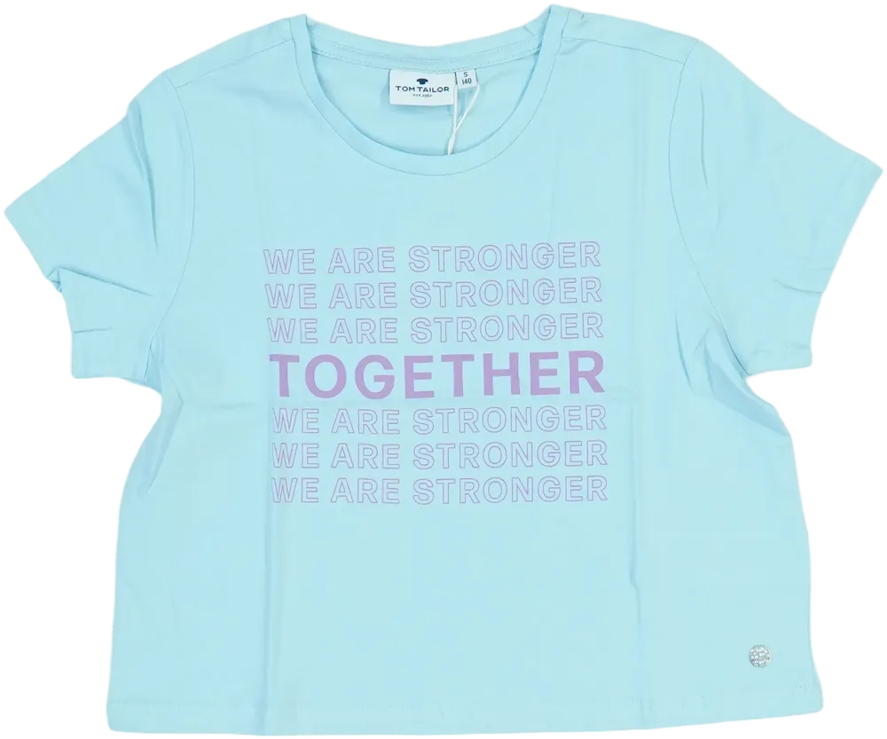 Kék Tom Tailor Póló EU 140 / UK 10 év / US 10 év/L