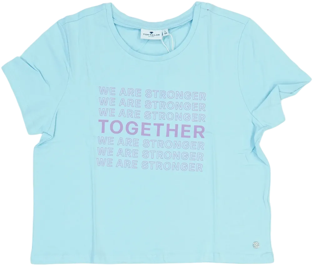 Kék Tom Tailor Póló EU 164 / UK 14 év / US 14 év/XL